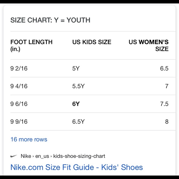 Nike’s Sz: 5Y (6.5W) - Picture 7 of 7